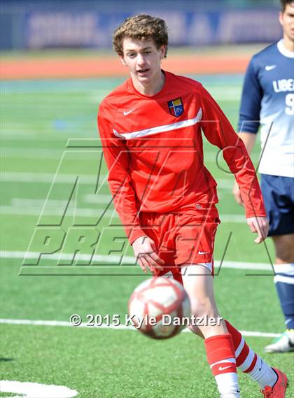 Thumbnail 3 in John Paul II vs Liberty Christian (TAPPS Division 1 Quarterfinal) photogallery.