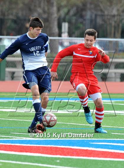 Thumbnail 3 in John Paul II vs Liberty Christian (TAPPS Division 1 Quarterfinal) photogallery.