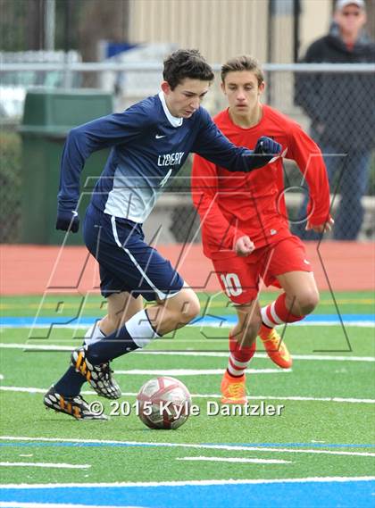 Thumbnail 1 in John Paul II vs Liberty Christian (TAPPS Division 1 Quarterfinal) photogallery.