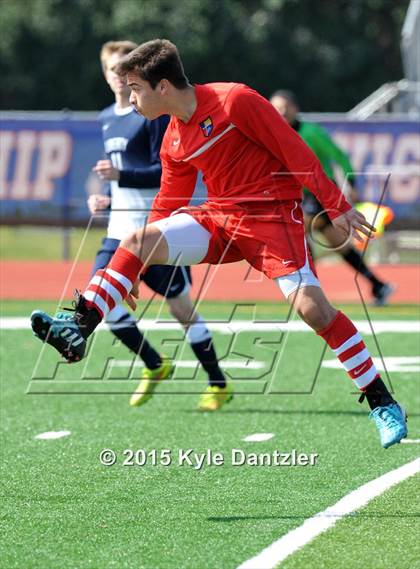 Thumbnail 2 in John Paul II vs Liberty Christian (TAPPS Division 1 Quarterfinal) photogallery.