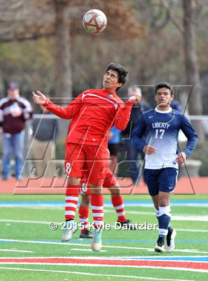 Thumbnail 3 in John Paul II vs Liberty Christian (TAPPS Division 1 Quarterfinal) photogallery.