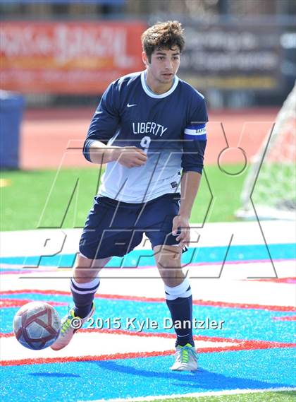 Thumbnail 2 in John Paul II vs Liberty Christian (TAPPS Division 1 Quarterfinal) photogallery.