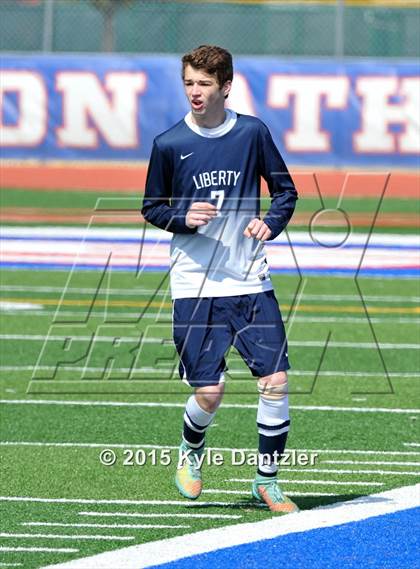 Thumbnail 2 in John Paul II vs Liberty Christian (TAPPS Division 1 Quarterfinal) photogallery.