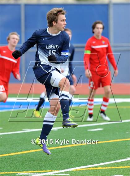 Thumbnail 3 in John Paul II vs Liberty Christian (TAPPS Division 1 Quarterfinal) photogallery.