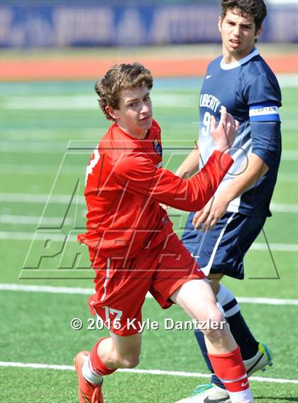 Thumbnail 2 in John Paul II vs Liberty Christian (TAPPS Division 1 Quarterfinal) photogallery.