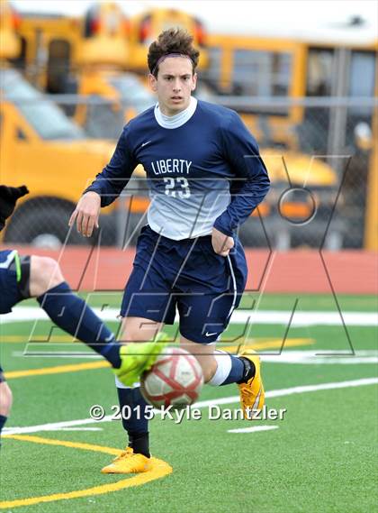 Thumbnail 3 in John Paul II vs Liberty Christian (TAPPS Division 1 Quarterfinal) photogallery.