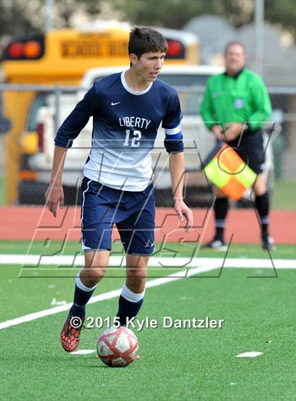 Thumbnail 2 in John Paul II vs Liberty Christian (TAPPS Division 1 Quarterfinal) photogallery.