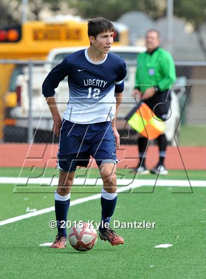 Thumbnail 1 in John Paul II vs Liberty Christian (TAPPS Division 1 Quarterfinal) photogallery.