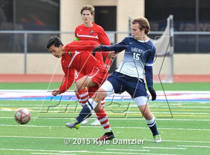 Thumbnail 1 in John Paul II vs Liberty Christian (TAPPS Division 1 Quarterfinal) photogallery.