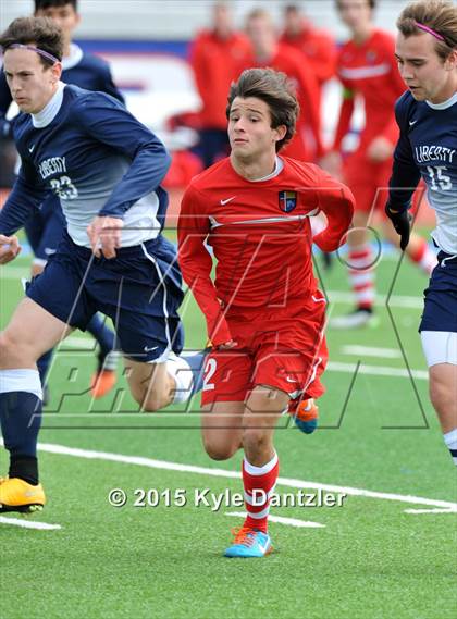 Thumbnail 2 in John Paul II vs Liberty Christian (TAPPS Division 1 Quarterfinal) photogallery.
