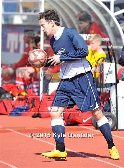 Thumbnail 3 in John Paul II vs Liberty Christian (TAPPS Division 1 Quarterfinal) photogallery.