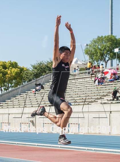 Thumbnail 3 in CIF State Track and Field Championships (Prelims Boys Triple Jump) photogallery.