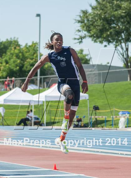 Thumbnail 1 in CIF State Track and Field Championships (Prelims Boys Triple Jump) photogallery.