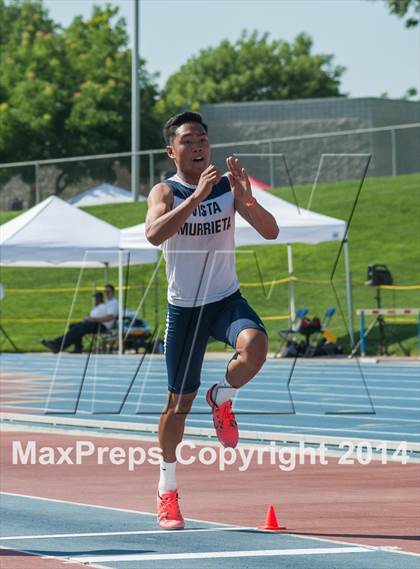 Thumbnail 3 in CIF State Track and Field Championships (Prelims Boys Triple Jump) photogallery.