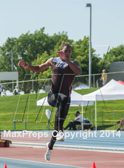 Thumbnail 3 in CIF State Track and Field Championships (Prelims Boys Triple Jump) photogallery.