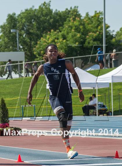 Thumbnail 3 in CIF State Track and Field Championships (Prelims Boys Triple Jump) photogallery.