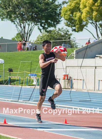 Thumbnail 2 in CIF State Track and Field Championships (Prelims Boys Triple Jump) photogallery.