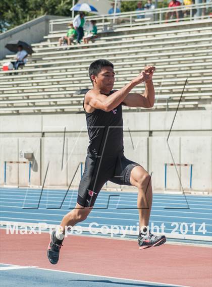 Thumbnail 3 in CIF State Track and Field Championships (Prelims Boys Triple Jump) photogallery.