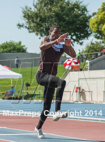 Thumbnail 1 in CIF State Track and Field Championships (Prelims Boys Triple Jump) photogallery.