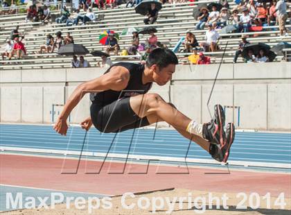 Thumbnail 3 in CIF State Track and Field Championships (Prelims Boys Triple Jump) photogallery.