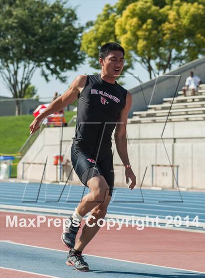 Thumbnail 3 in CIF State Track and Field Championships (Prelims Boys Triple Jump) photogallery.