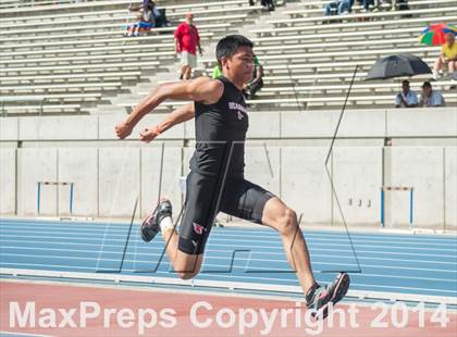 Thumbnail 2 in CIF State Track and Field Championships (Prelims Boys Triple Jump) photogallery.