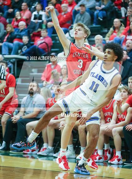 Thumbnail 3 in Center Grove vs. Franklin Central (IHSAA 4A Sectional Semifinal) photogallery.