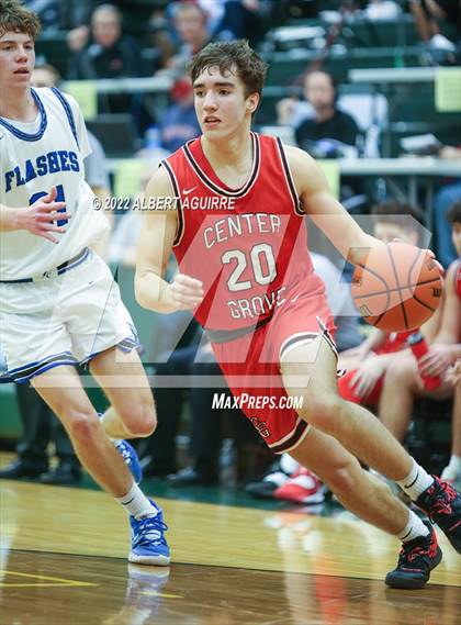 Thumbnail 3 in Center Grove vs. Franklin Central (IHSAA 4A Sectional Semifinal) photogallery.