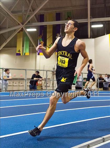 Thumbnail 2 in MIAA Division 1 Indoor Championships (Boys Track Events) photogallery.