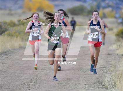 Thumbnail 2 in Girls 3A Region 5 XC Regional photogallery.