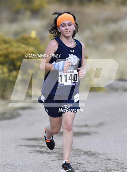 Thumbnail 2 in Girls 3A Region 5 XC Regional photogallery.