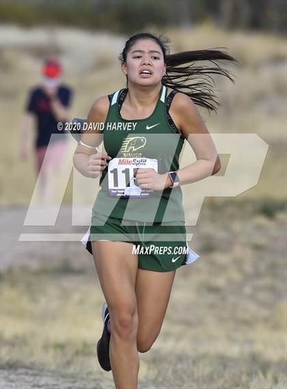 Thumbnail 1 in Girls 3A Region 5 XC Regional photogallery.