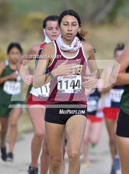 Thumbnail 2 in Girls 3A Region 5 XC Regional photogallery.