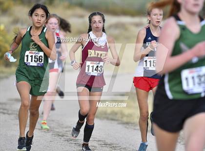 Thumbnail 2 in Girls 3A Region 5 XC Regional photogallery.