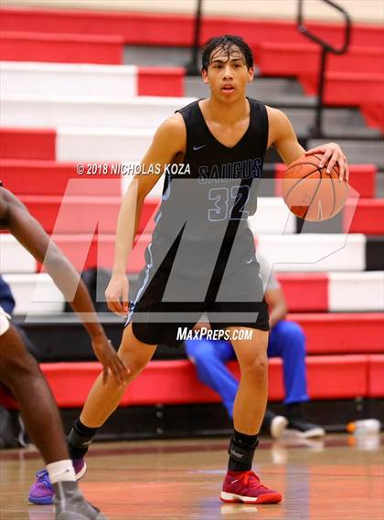Thumbnail 2 in Long Beach Poly vs. Saugus (Trevor Ariza Tip-off Classic) photogallery.