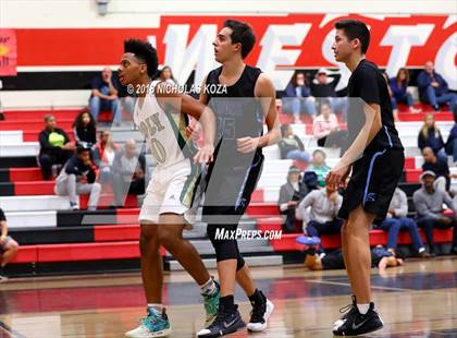 Thumbnail 3 in Long Beach Poly vs. Saugus (Trevor Ariza Tip-off Classic) photogallery.