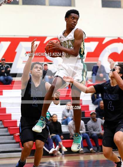Thumbnail 3 in Long Beach Poly vs. Saugus (Trevor Ariza Tip-off Classic) photogallery.