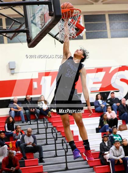 Thumbnail 2 in Long Beach Poly vs. Saugus (Trevor Ariza Tip-off Classic) photogallery.