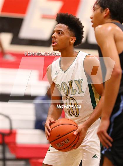 Thumbnail 1 in Long Beach Poly vs. Saugus (Trevor Ariza Tip-off Classic) photogallery.