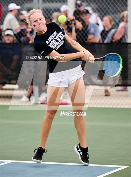Thumbnail 3 in UIL 4A, 5A, 6A State Girls Tennis Finals photogallery.