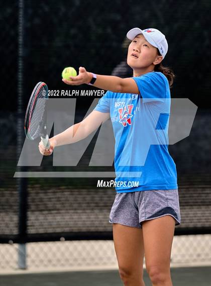 Thumbnail 3 in UIL 4A, 5A, 6A State Girls Tennis Finals photogallery.