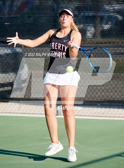 Thumbnail 3 in UIL 4A, 5A, 6A State Girls Tennis Finals photogallery.