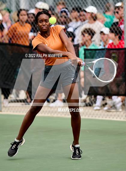 Thumbnail 3 in UIL 4A, 5A, 6A State Girls Tennis Finals photogallery.