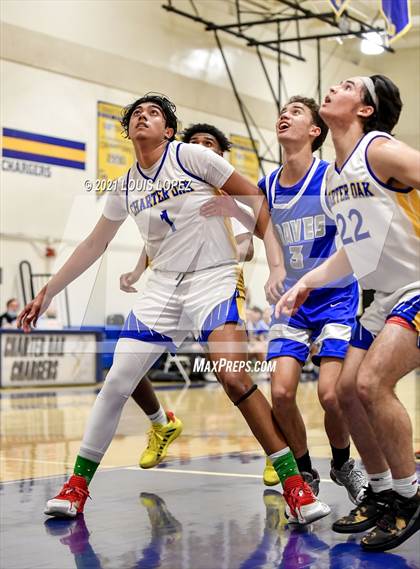 Thumbnail 1 in Alta Loma @ Charter Oak (Silent Night Game) photogallery.