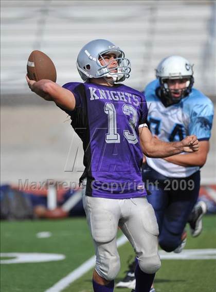 Thumbnail 3 in Foothills Christian vs Central Catholic (Alberta, CA) (SDS Kickoff Classic) photogallery.