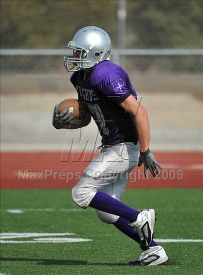 Thumbnail 3 in Foothills Christian vs Central Catholic (Alberta, CA) (SDS Kickoff Classic) photogallery.
