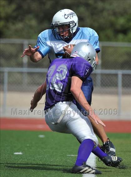 Thumbnail 3 in Foothills Christian vs Central Catholic (Alberta, CA) (SDS Kickoff Classic) photogallery.