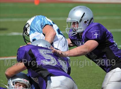 Thumbnail 2 in Foothills Christian vs Central Catholic (Alberta, CA) (SDS Kickoff Classic) photogallery.