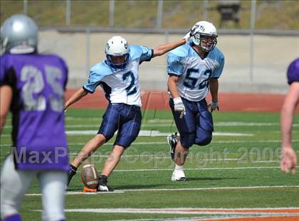 Thumbnail 3 in Foothills Christian vs Central Catholic (Alberta, CA) (SDS Kickoff Classic) photogallery.
