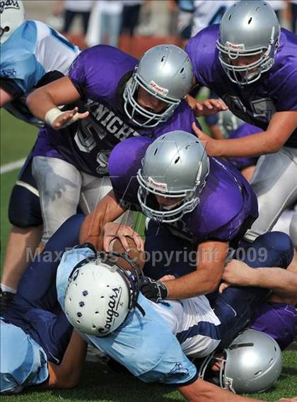 Thumbnail 1 in Foothills Christian vs Central Catholic (Alberta, CA) (SDS Kickoff Classic) photogallery.